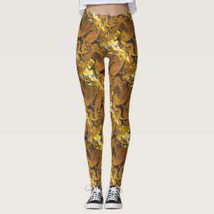 Legging Dourado