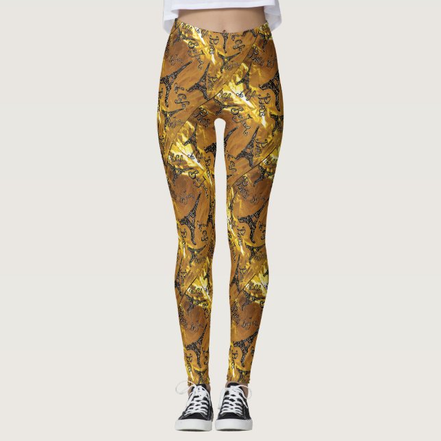 Legging Dourado (Frente)