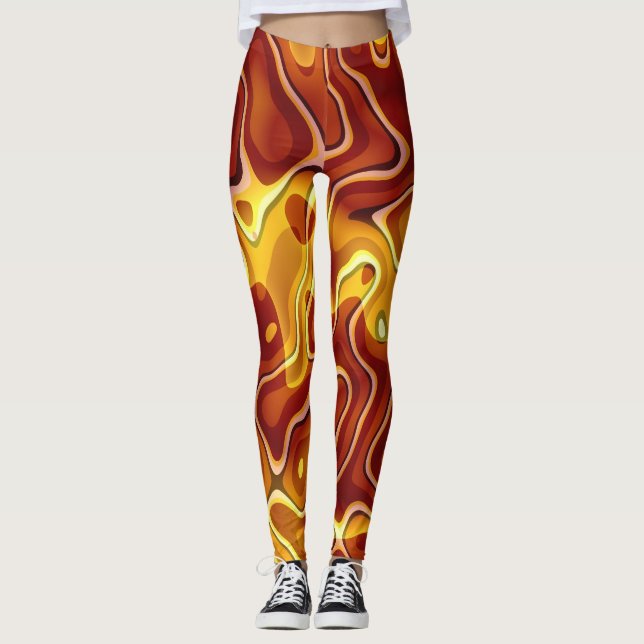 Legging Dourado e Cobre (Frente)