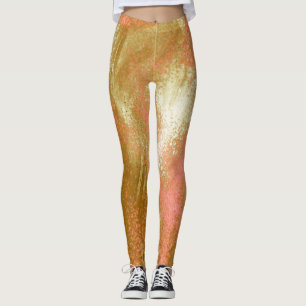 Legging Dourado espalhado