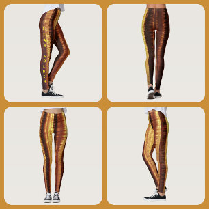 Legging Dourado Glam Bronze