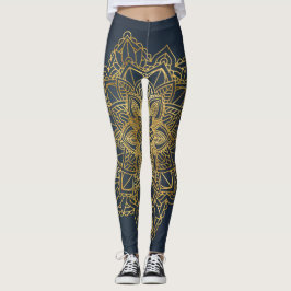 Legging Dourado Mandala