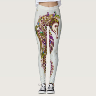Legging Dourado Verão Arco-Arco-Arco-Marinho Glitter