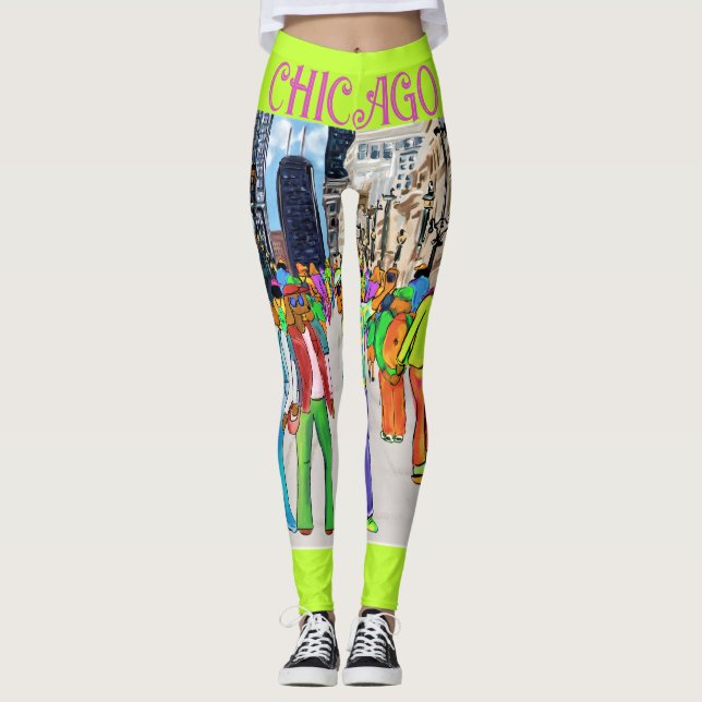 Legging Doxie Town Chicago  (Frente)
