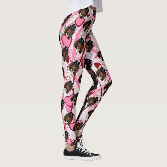 LEGGING DOXIE VERMELHO DE CABELO COMPRIDO (Direita)