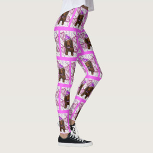LEGGING DOXIE VERMELHO DE CABELO COMPRIDO