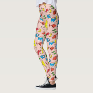 Legging Dr. Seuss Um Peixe Dois Peixes Padrão