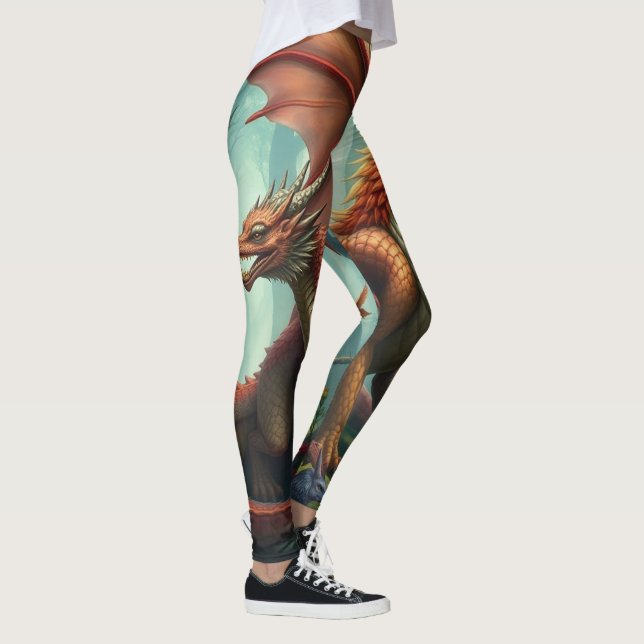Legging 🔥 Drachenwelt – Das Reich der Lüfte und Flammen (Direita)