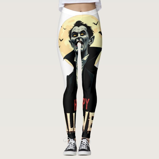 Legging Dracula Deseja Uma Noite Estranho (Frente)