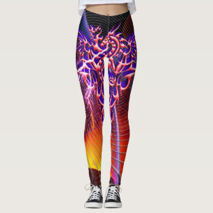 Legging Dragão Fantasia de Queima