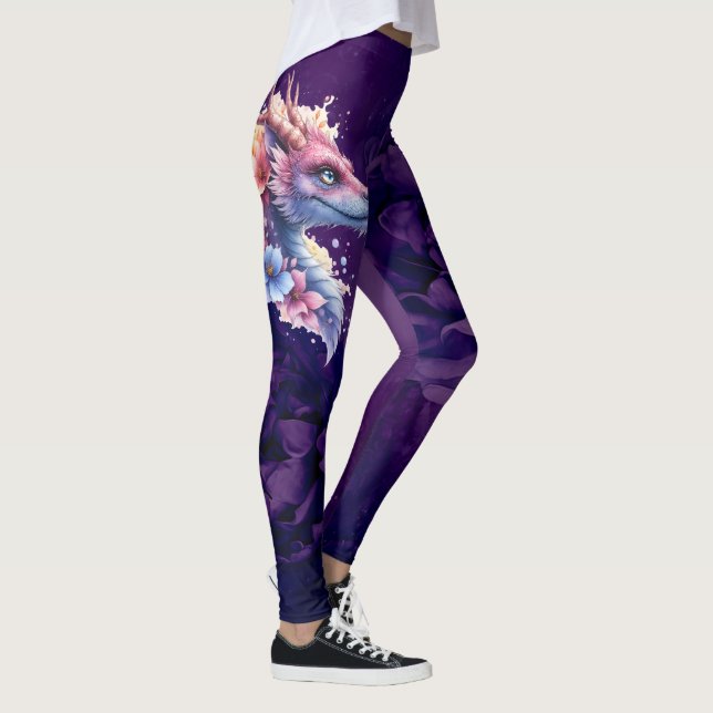 Legging Dragão Guardião Gentil.  (Direita)