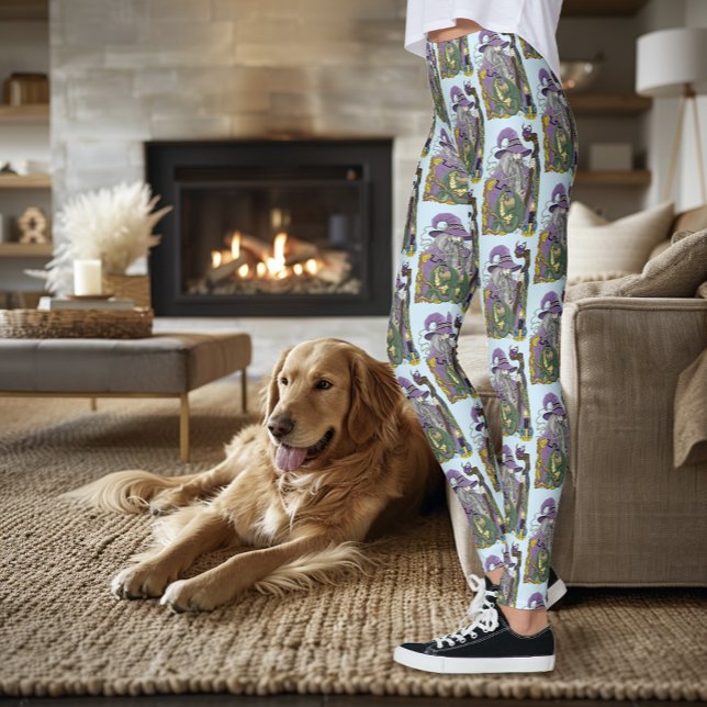 Legging Dragão Mágico Celta Fantasia Roxo (Criador carregado)