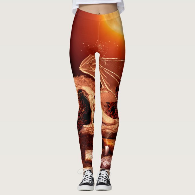 Legging Dragão maravilhoso (Frente)