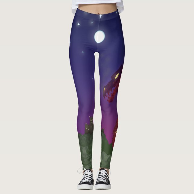 Legging Dragão medieval (Frente)