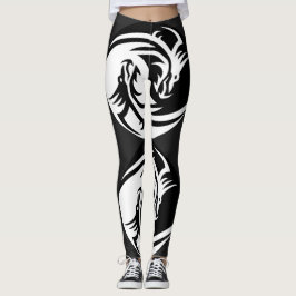 Legging Dragões de Yin Yang