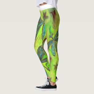Legging Dragões pesados em um céu estrelado