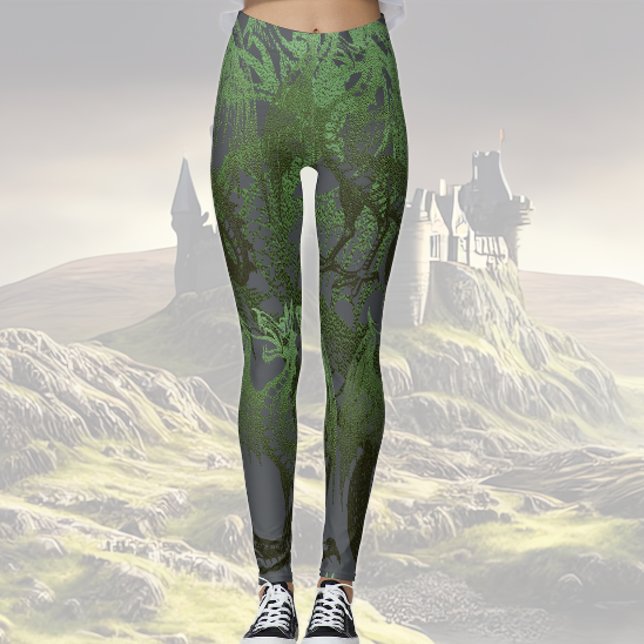 Legging Dragões Verdes (Criador carregado)