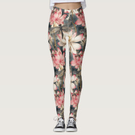 Legging Dragonfly e Rosa claro Lotus Design