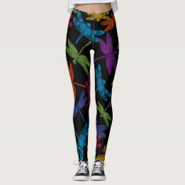 LEGGING DRAGONIFES COLORIDOS PADRÃO ABSTRATO