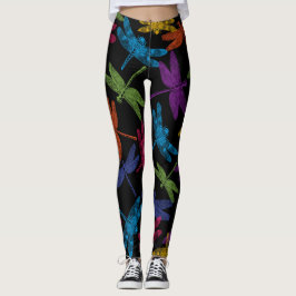 LEGGING DRAGONIFES COLORIDOS PADRÃO ABSTRATO