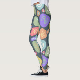 Legging Dreamodles - Vibrant Boho Nature Motif Design