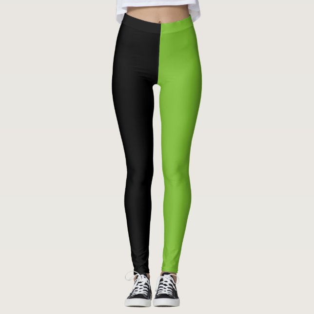 Legging Duas Toneladas de Negra Verde (Frente)