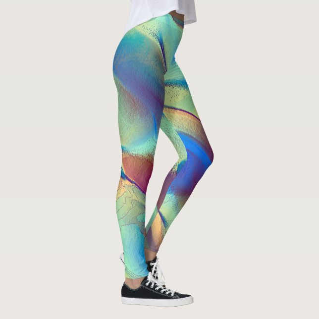 Legging Duna rochosa de cor gradiente com brilho macio (Direita)