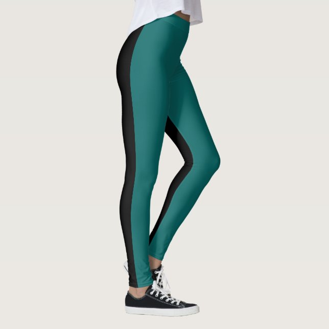 Legging Duotone de comprimento de Cheio ultra-elevado femi (Direita)