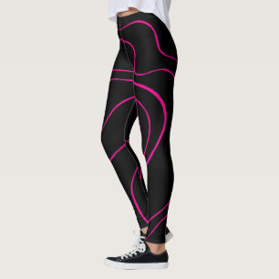 Legging Ebb e Fluxo 2 - Magenta e Preto