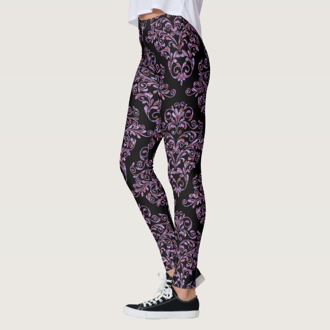 Legging Ebonyphylo Damask Rococo Elegance (Esquerda)