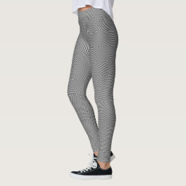 Legging Eco preto e branco