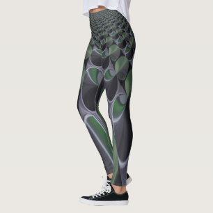 Legging Edgar Belo incrível padrão floral design art
