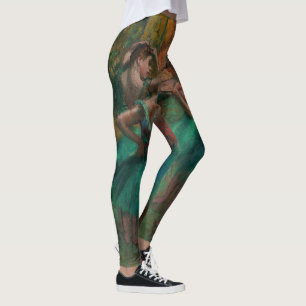 Legging Edgar Degas - Dançarinos, Rosa e Verde