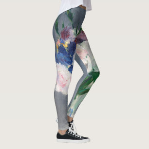 Legging Edouard Manet - Flores num Vaso Cristal