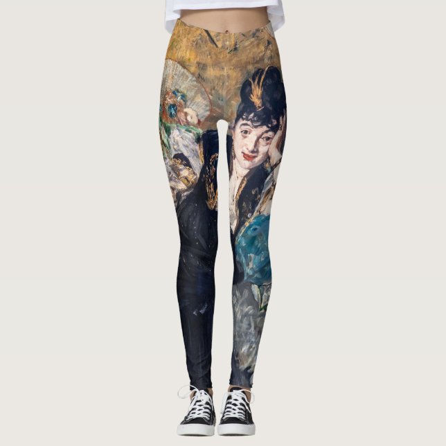 Legging Edouard Manet - Senhora com ventiladores (Frente)