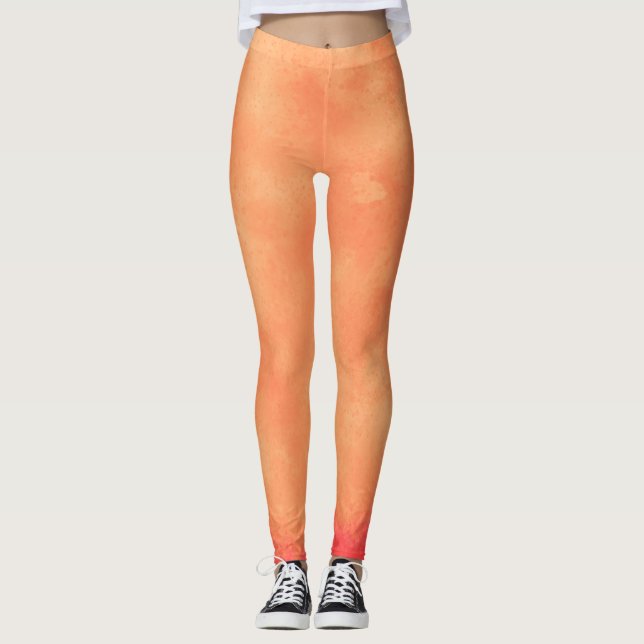 Legging Efeito de nuvem de tempestade de na moda Tropical (Frente)