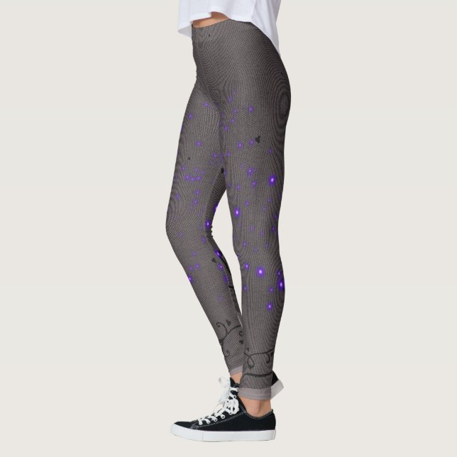 Legging Efeito Lacey Purple Firefly (Esquerda)