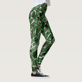 Legging Efeito "muro" verde e bolhas mais escuras?