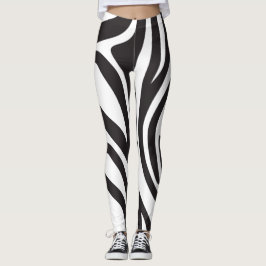 Legging Effet Zèbre Africain.Nature et minimaliste