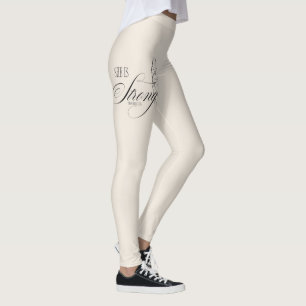 Legging Ela é Forte Provérbios 31:25