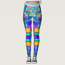 Electric Vibes Dreams Stylish Vintage Abstract Art