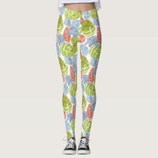 Legging Elefantes Coloridos da Selva