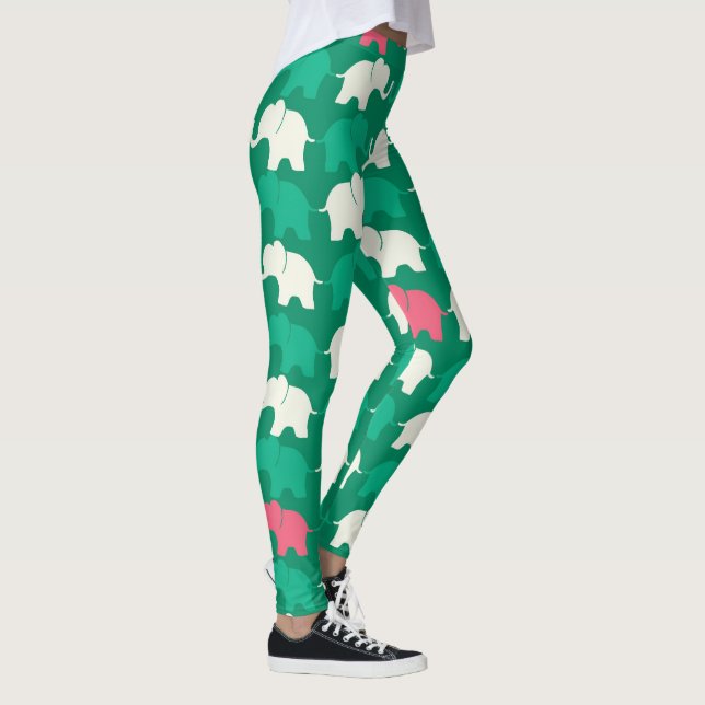 Legging Elefantes ilustrados (Direita)