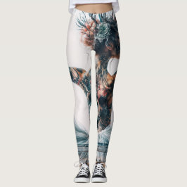 Legging Elegance Ballerina com crânio