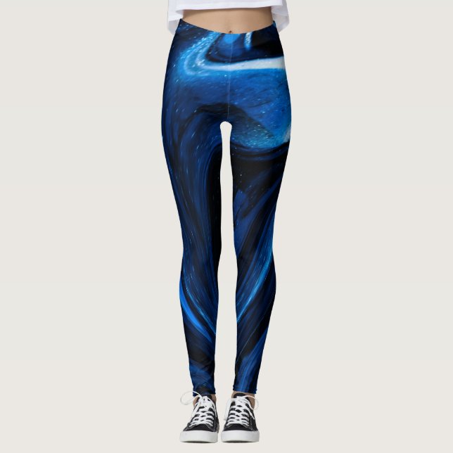 Legging Elegância Azul (Frente)