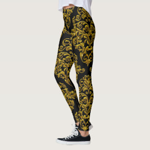Legging Elegância Big Sassy Damask