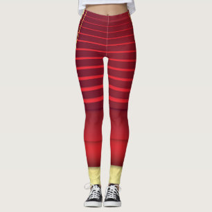 Legging Elegância de tapetes vermelhos: fundo de vindima.