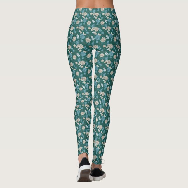 Legging Elegante Chic Flor Silvestre  (Verso)