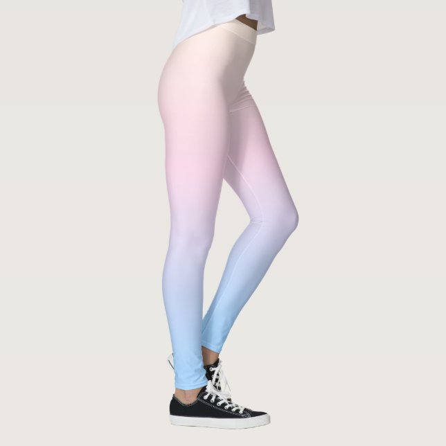 Legging elegante cor azul-claro-claro-claro-claro-pastel (Direita)