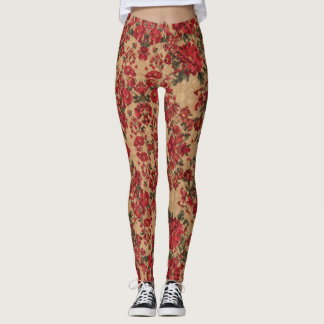 Legging Elegante Crimson Floral | por Asarteon